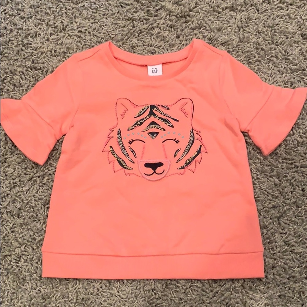 Baby Gap Short Sleeve Sweatshirt Girls 2